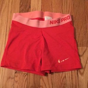 Nike pro spandex shorts!